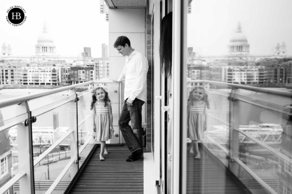 family photograph with St Paul's Cathedral in the background