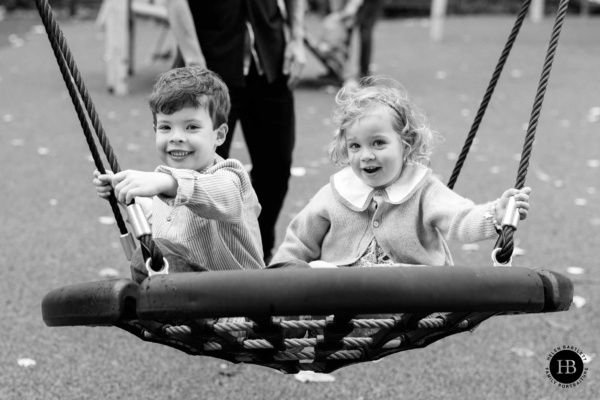 children-on-swing-west-london-photography-session