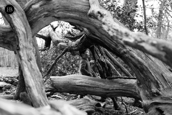 little-boy-photographed-through-a-wooden-den