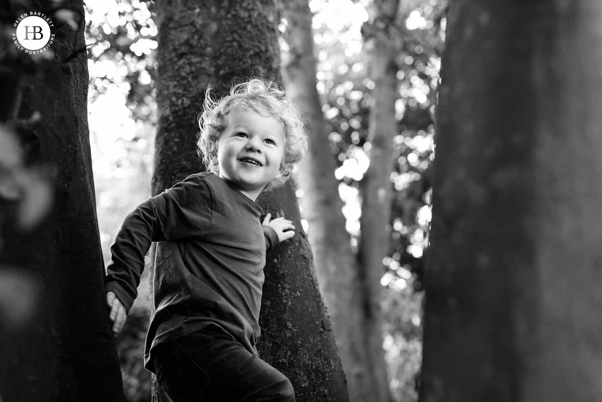 Boy in a tree shot with canon 1dx mark III