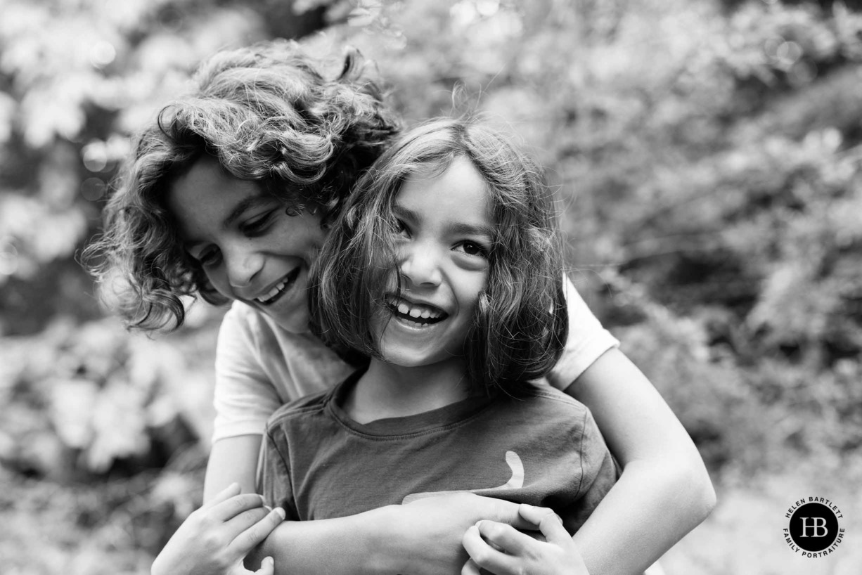 boys play together laughing