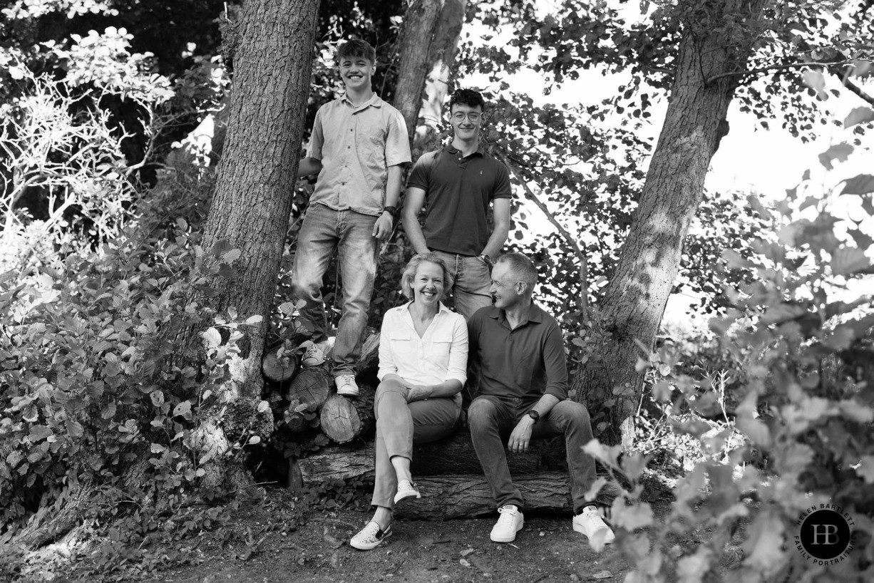 family-photo-monochrome-woodland