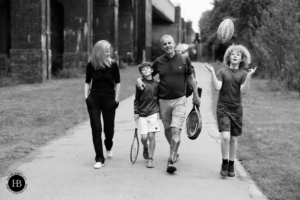 family-photo-shoot-north-london-with-rugby-ball