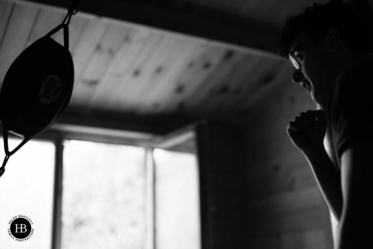 young-man-boxing-sevenoaks-portrait-monochrome