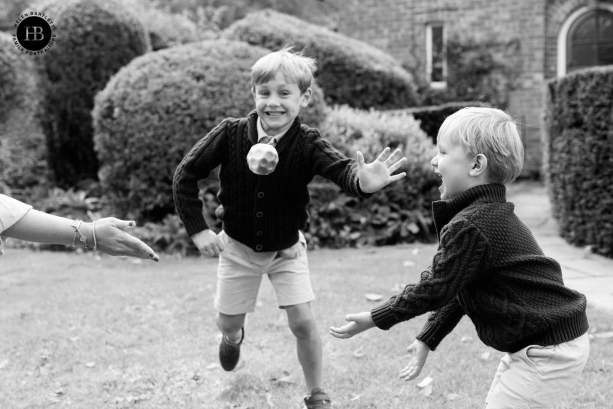 children-play-ball-game-on-photo-shoot