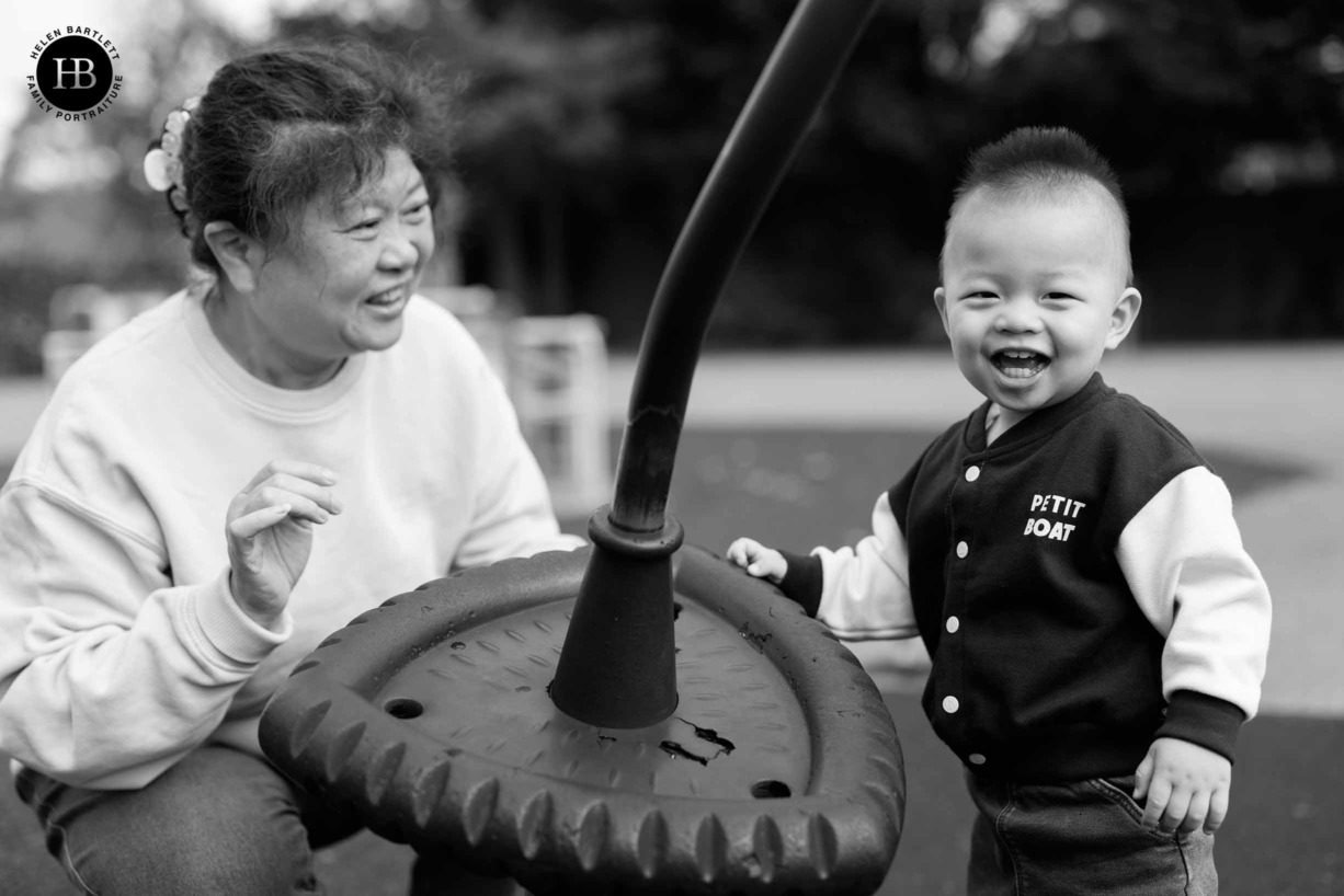 little-boy-and-grandmother-play-together