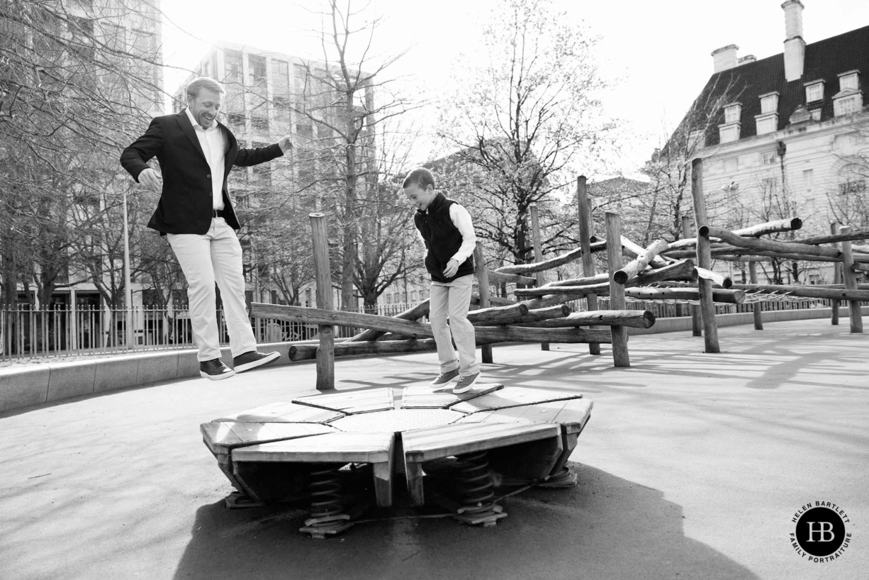 father-son-playground-near-london-eye