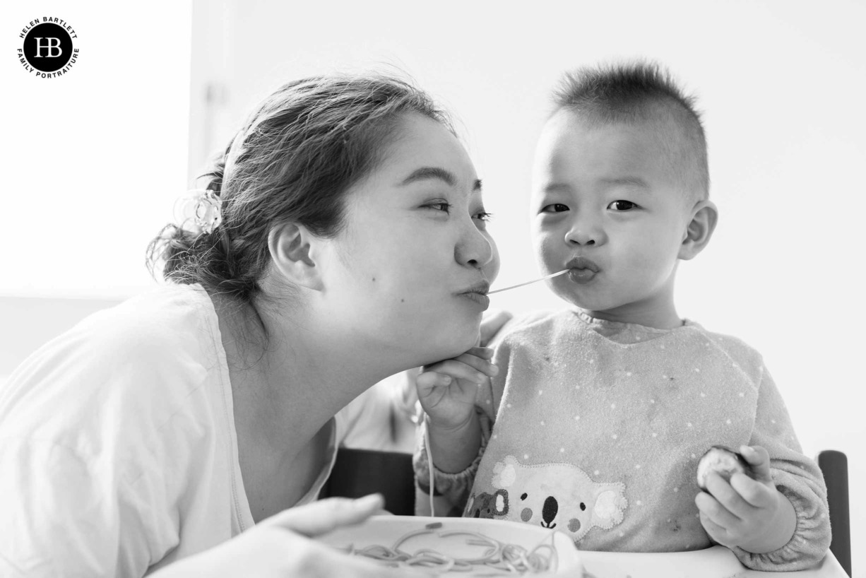 mother-and-baby-enjoy-noodles-together