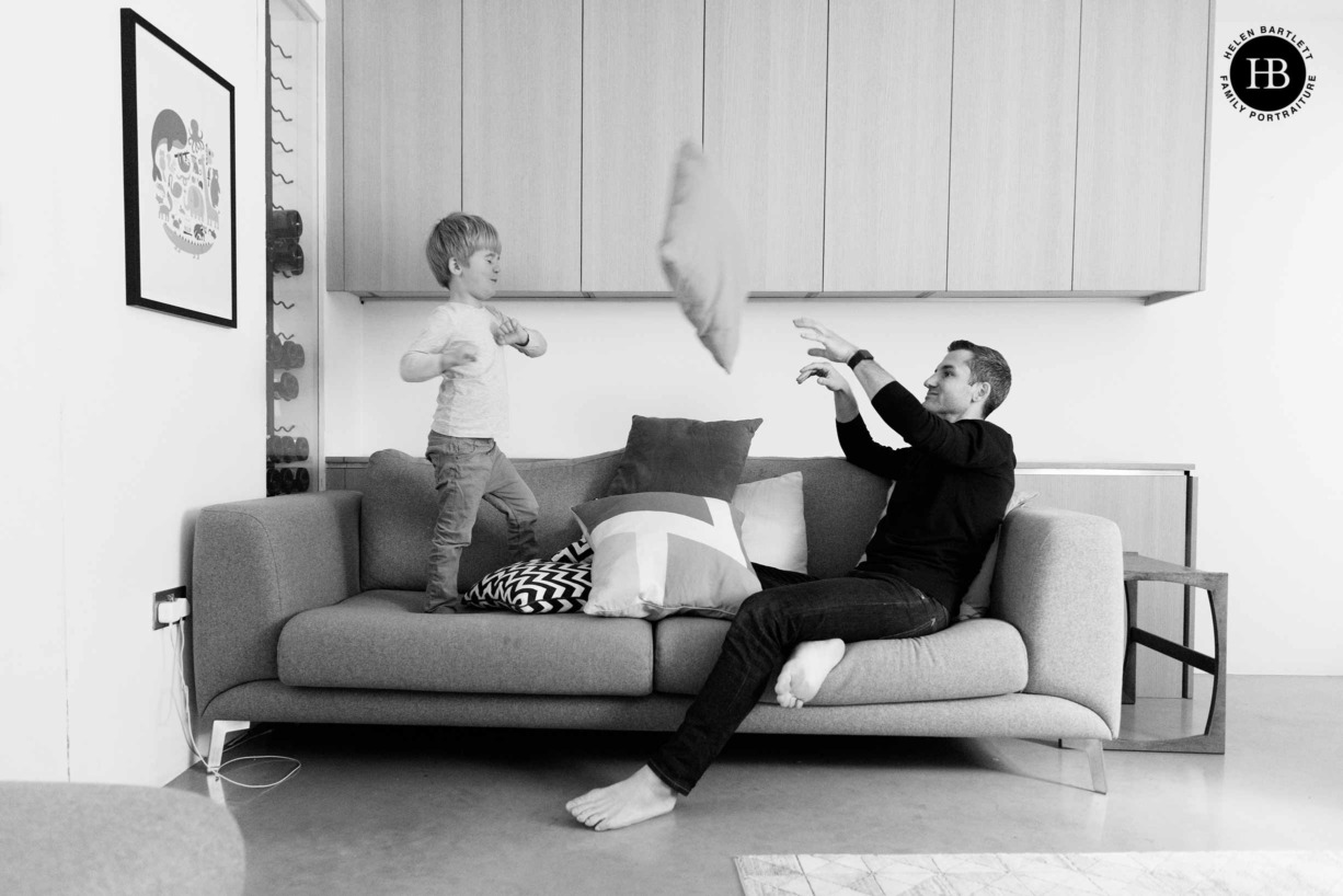 father-son-play-pillow-fight